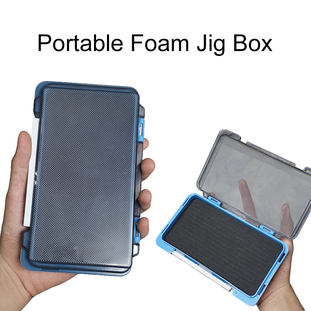 Super Slim Portable Foam Jig Box (DIY Stickers not Available)