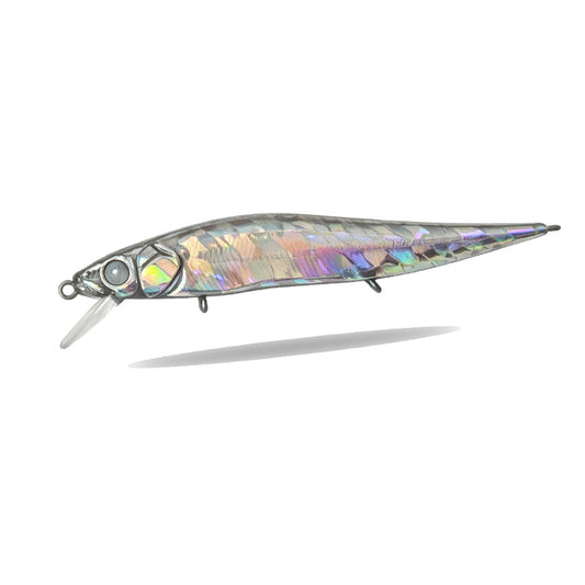 10.5cm/7.2g NEW Megabass Oneten 110 jr KO Floating Blanks (Clear/Foiled/Chrome) BL-202