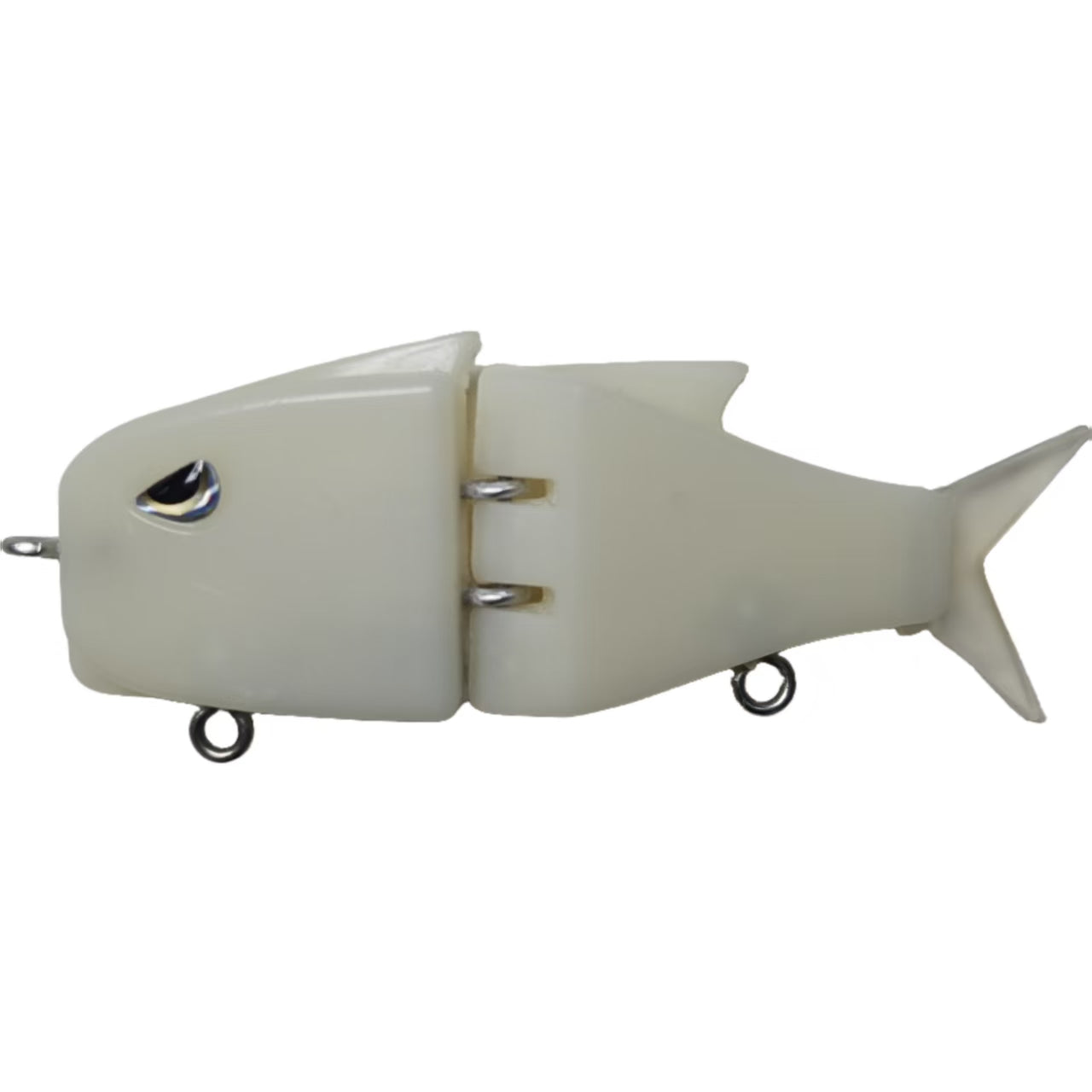 bulk fishing lure blanks [Large] 2.5'' / 0.35oz Mini Micro Raptor Glide Bait BL-VC03-L Garage Shakespeare Blue Jellyfish Spincast Treble Hooks Style:Bag Only