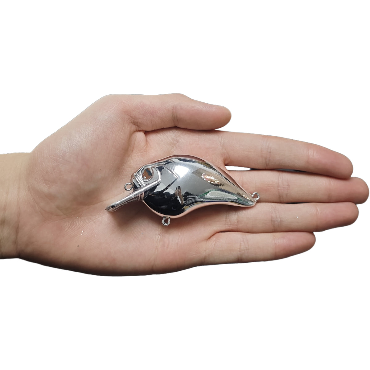 7.5cm/14g Megabass KO S-Crank 1.5 Square Bill Crankbait Blanks (Clear/Foiled/Chrome) BL-025