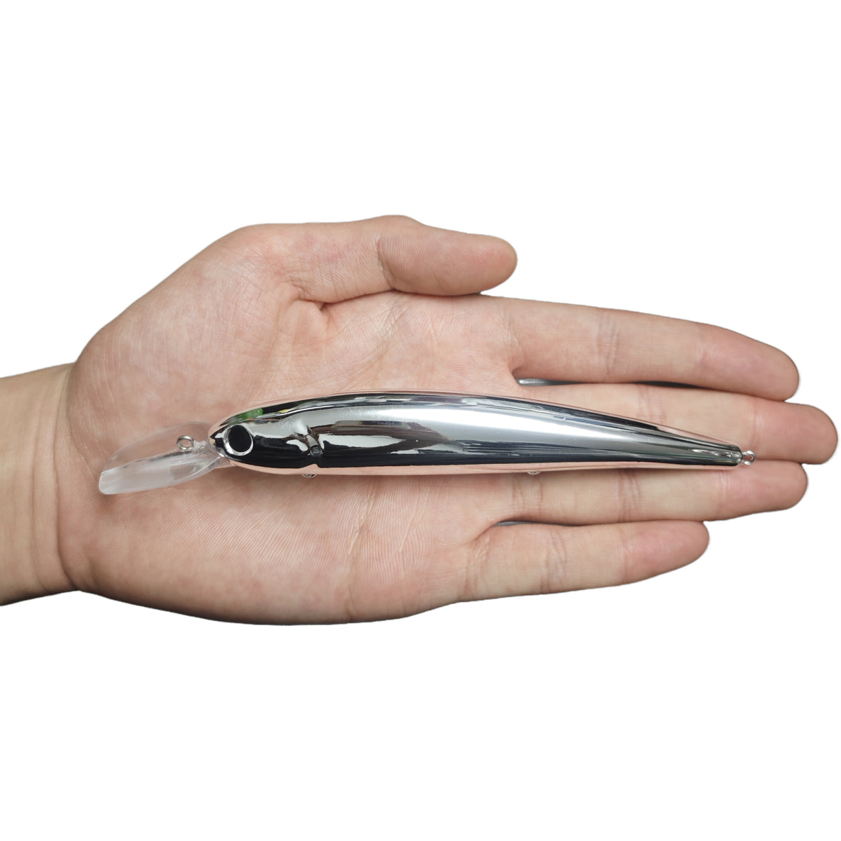 14cm/14.3g Bandit Walleye Shallow KO Unpainted Jerkbaits Blanks (Clear/Foiled/Chrome) BL-111