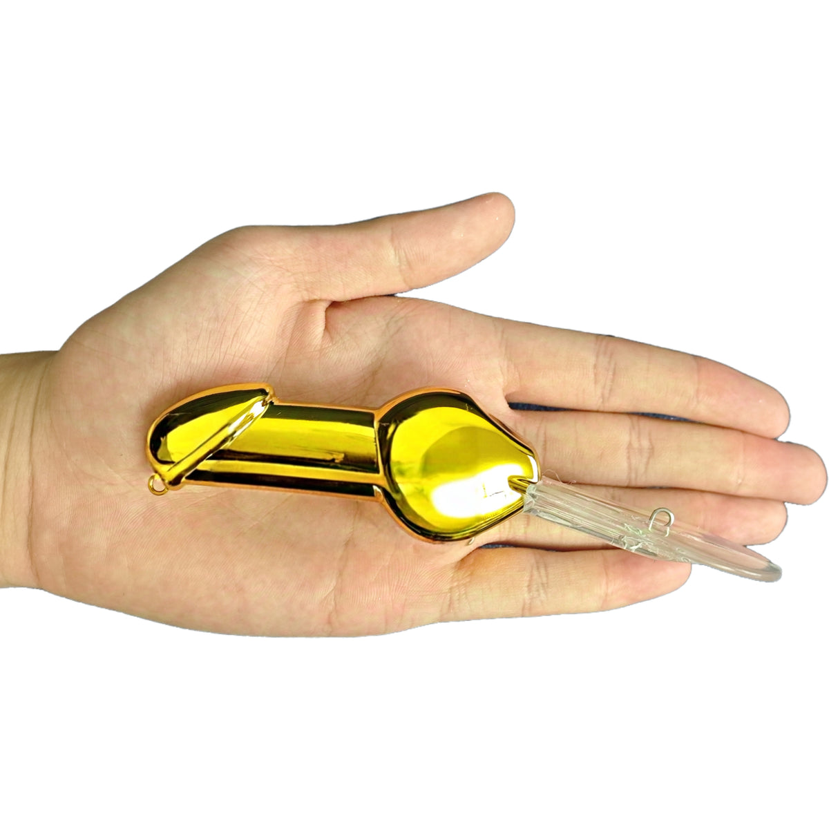 5.5''/14cm Big Size Deep Diving Crankbait Lure Blanks (Clear/Chrome) BL-135