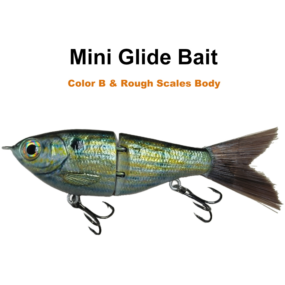 5'' Mini Shad Painted Glide Bait T2A1-B-C