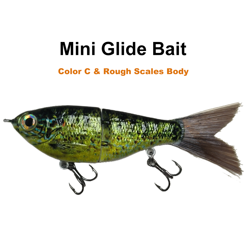 5'' Mini Shad Painted Glide Bait T2A1-B-C