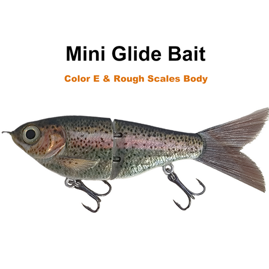 5'' Mini Shad Painted Glide Bait T2A1-D-E