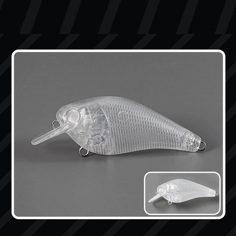 6cm/2.35'' 1.0 Square Bill Crankbait Blanks (Silent) BL-149