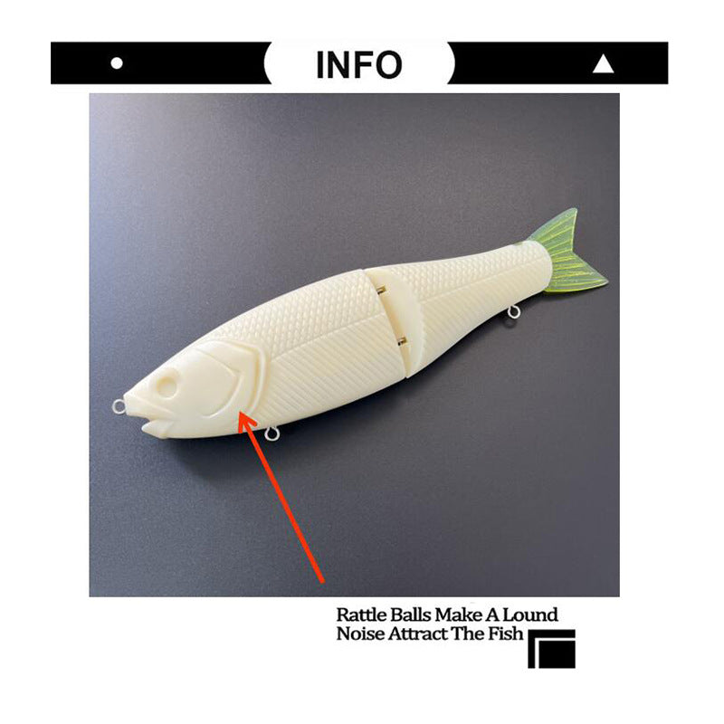30cm/311g | 12''/11oz Roman Made Mother Glide Bait Swimbait Blanks BL-262