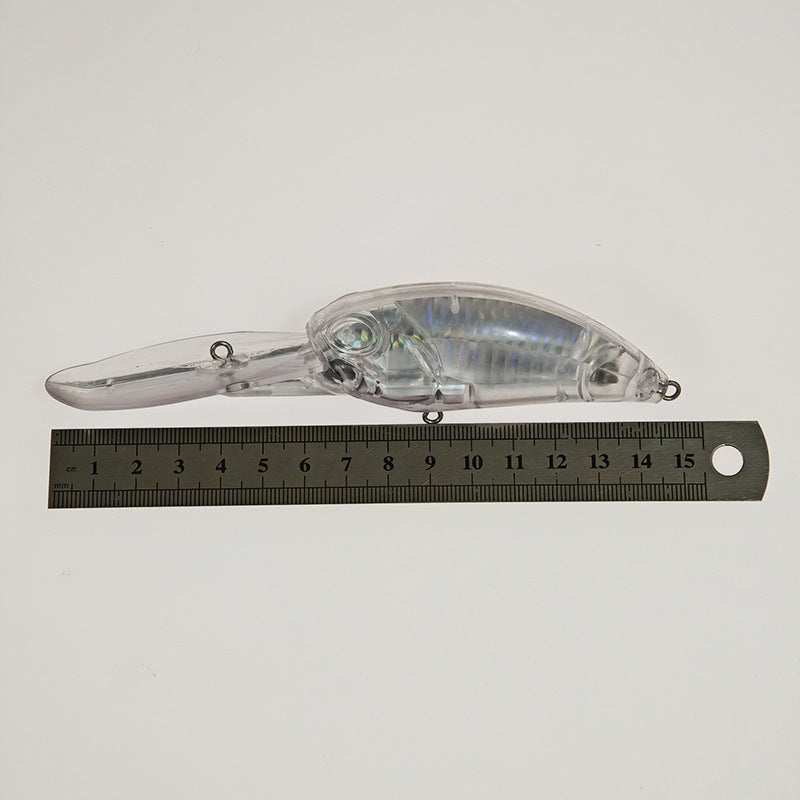 15cm/38.6g Insert Holographic Deep Diving Crankbait Blanks BL-211