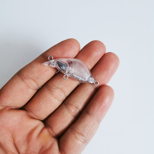 4cm/2.8g Mini Slow Sinking Minnow Lure Blanks BL-218