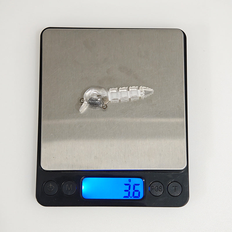 5.5cm/3.6g Sinking Mini Bionic Tadpole Swimbait Blanks BL-209