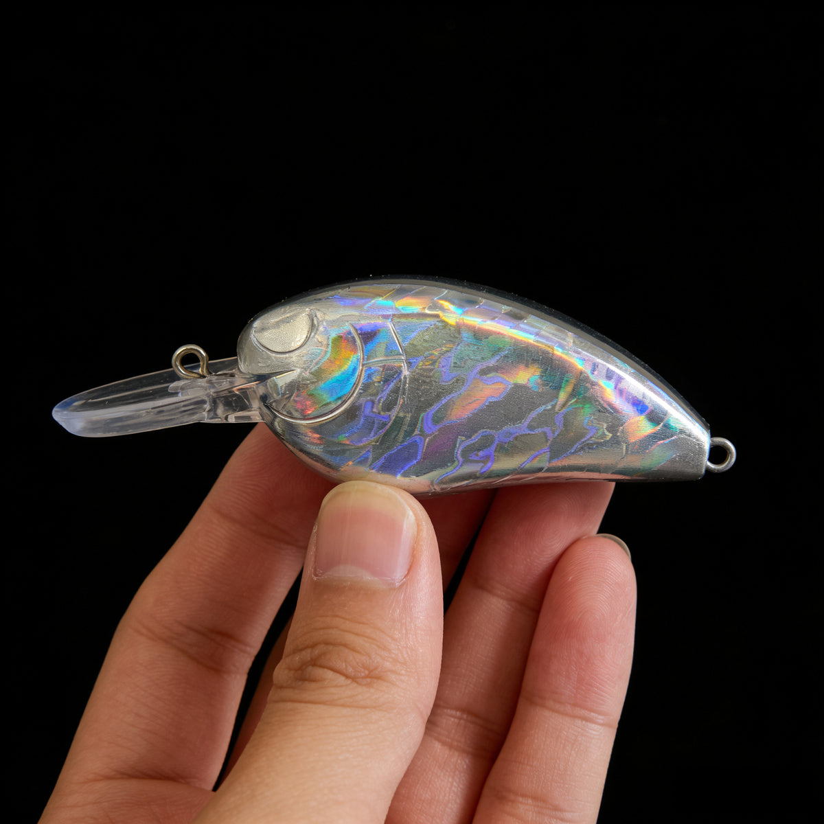 9.3g/7.5cm SPRO LITTLE JOHN 55 KO Crankbait Blanks (Clear/Foiled) BL-084