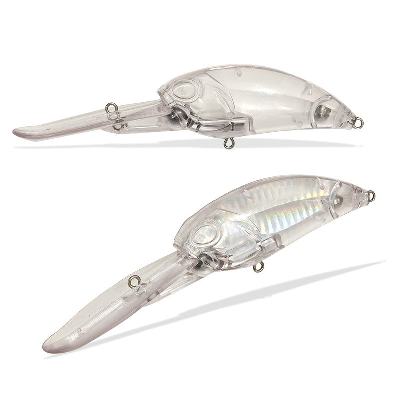 15cm/38.6g Insert Holographic Deep Diving Crankbait Blanks BL-211