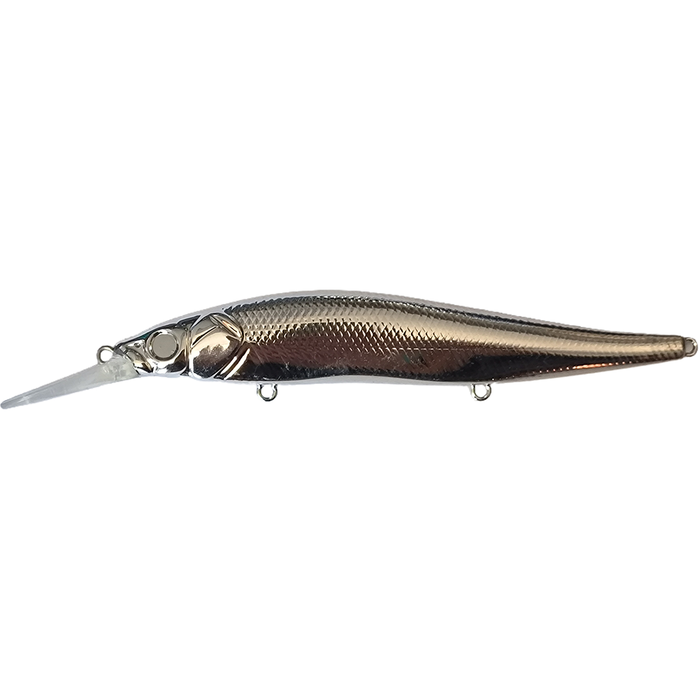 chrome fishing lure blanks bulk 5'' Silvery Mini Shad Painted Glide Bait T2A1C Buy High Quality Unpainted Wholesale from China Factory Peekii Lure it can be worked effectively in a big range of depths Plated / Chrome Lure Blanks