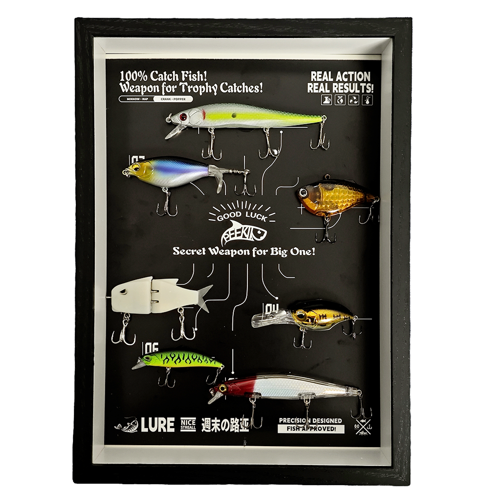 display case for fishing lures A4-Size Lure Display Case LC-001 Buy High Quality Unpainted Lure Blanks Bulk Wholesale from China Factory – Peekii Lure