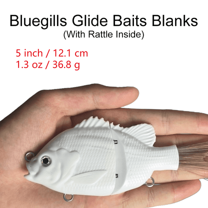 5'' Bluegills Glide Bait Blanks BL-092 - Peekii Lure