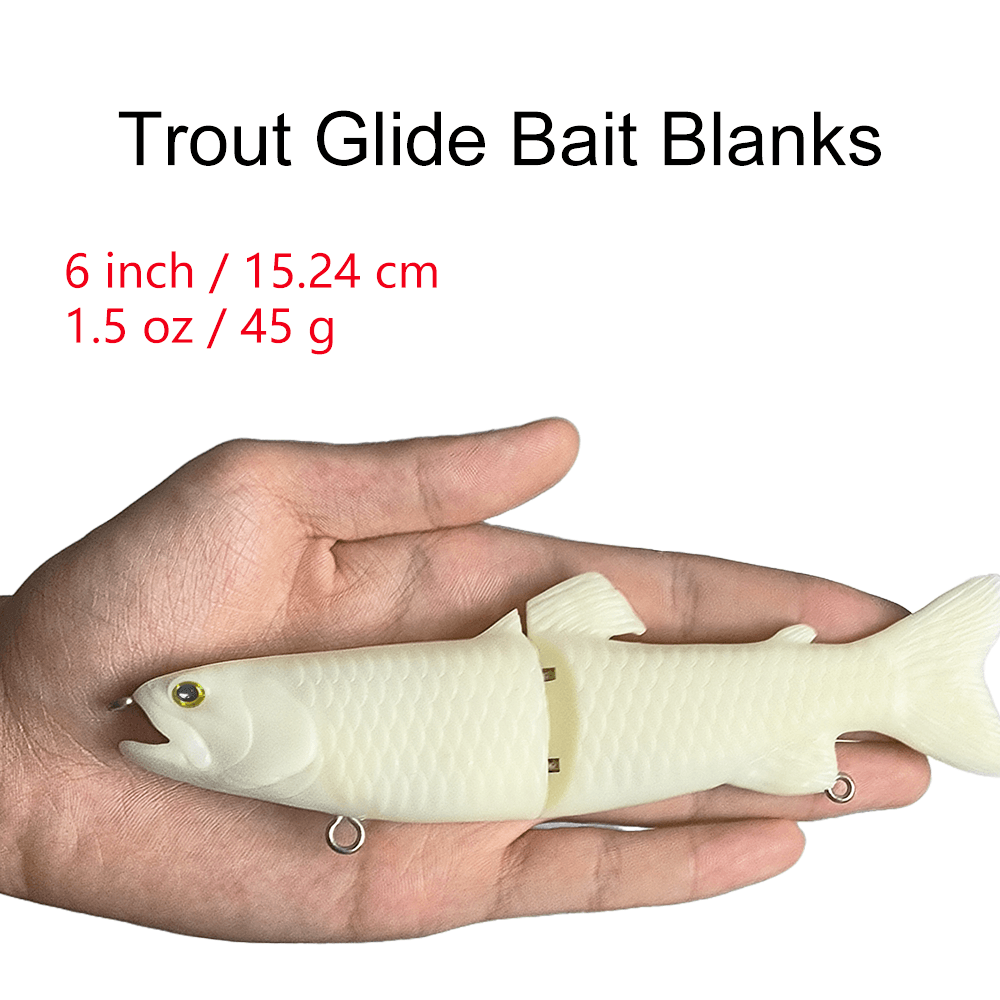 6'' Trout Glide Bait Blanks BL-097 - Peekii Lure