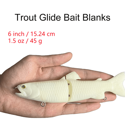 6'' Trout Glide Bait Blanks BL-097 - Peekii Lure