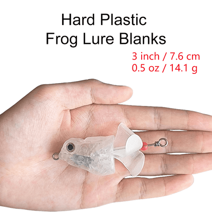 3'' Topwater Plopper Frog Lure Blanks BL-101 - Peekii Lure