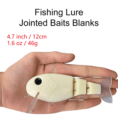 4.7''/1.6oz Throwback ko Swimbait Blanks BL-050