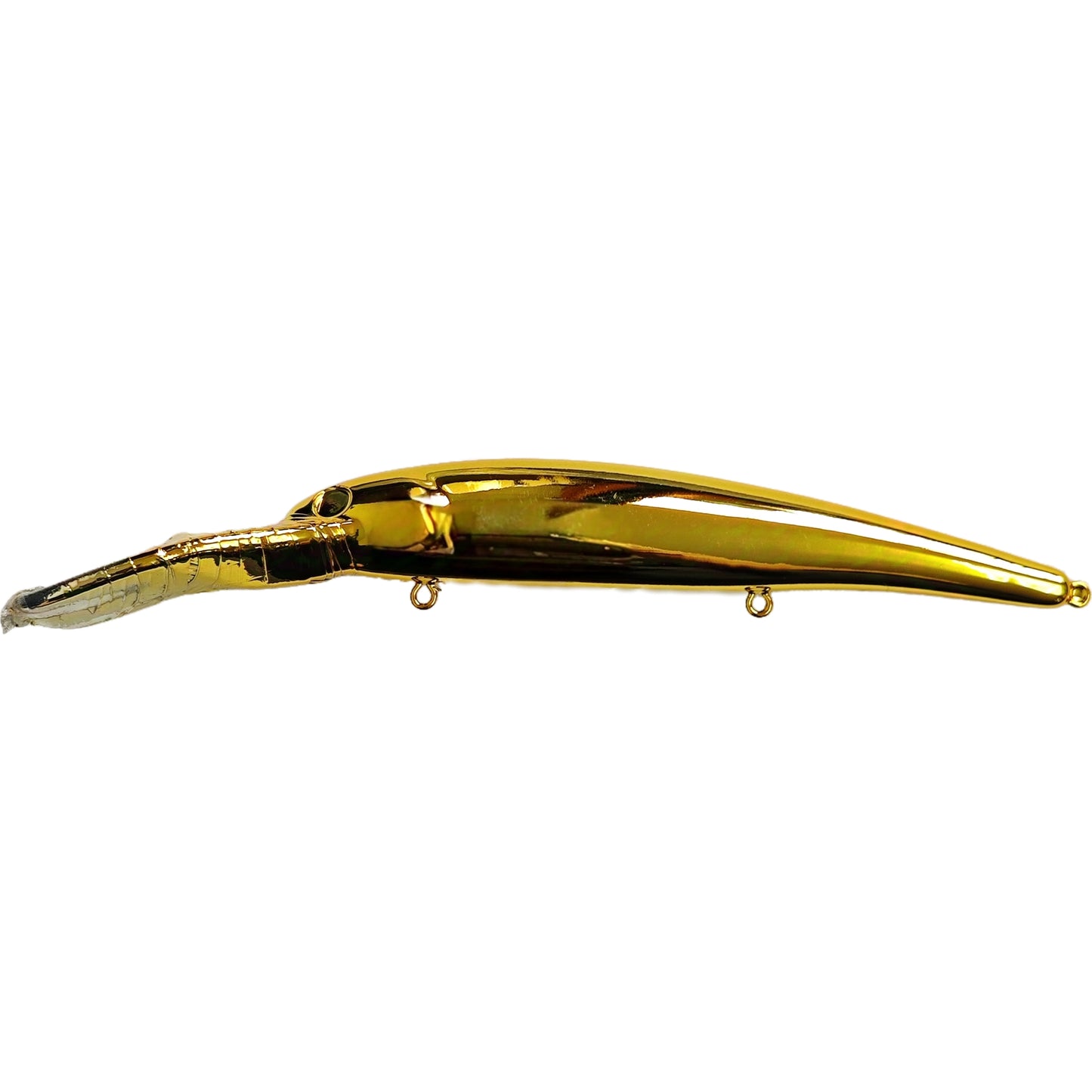 [Gold Plated] 16cm/17g Bandit Walleye Deep KO Unpainted Minnow Blanks BL-163-G