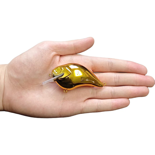 [Gold Plated] 7.5cm/14g Megabass KO S-Crank 1.5 Square Bill Crankbait Blanks BL-025-G