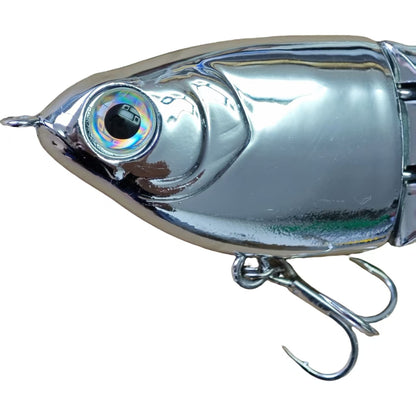 5'' Chrome Silvery Mini Shad Painted Glide Bait T2A1C