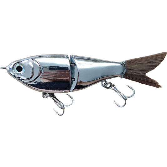 5'' Chrome Silvery Mini Shad Painted Glide Bait T2A1C
