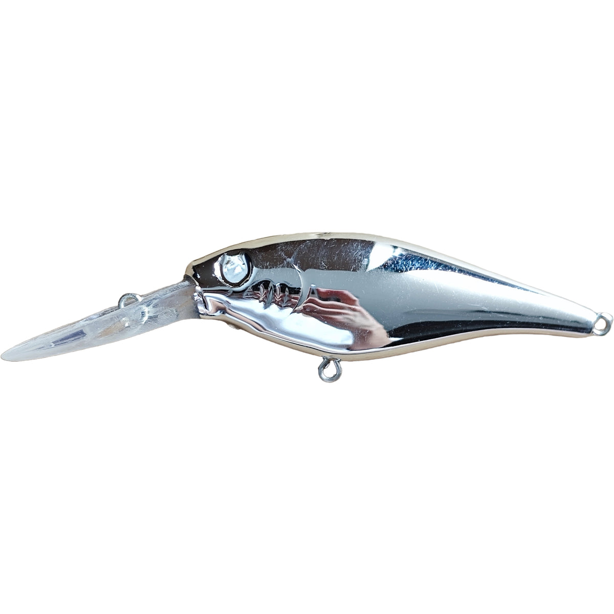 8cm/4.3g Berkely Flicker Shad #5 KO (Clear/Chrome) Blanks  BL-055