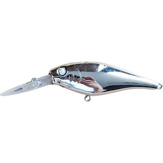 8cm/4.3g Berkely Flicker Shad #5 KO (Clear/Chrome) Blanks  BL-055