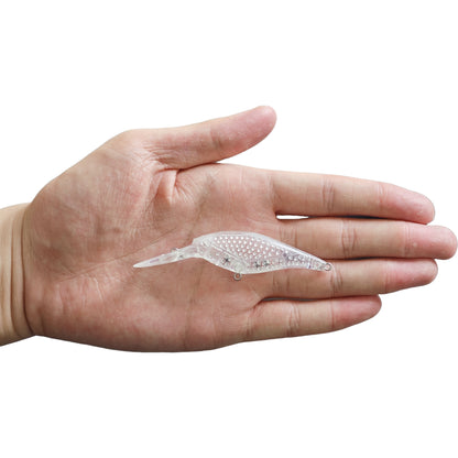 8cm/4.3g Berkely Flicker Shad #5 KO (Insert Holographic) Blanks  BL-055