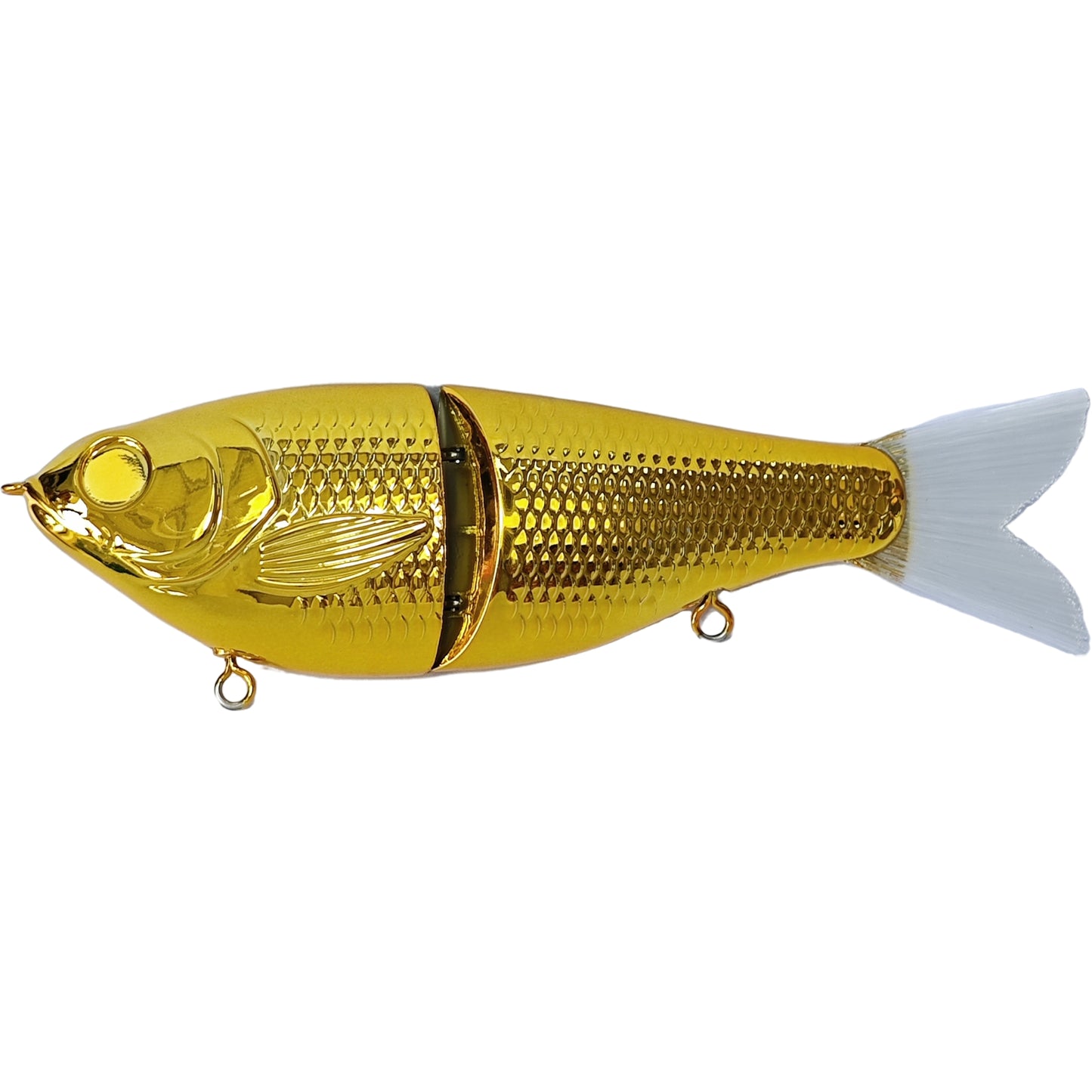 [Gold-Plated] 7'' 2-section Shad Glide Bait Blanks BL-095-G