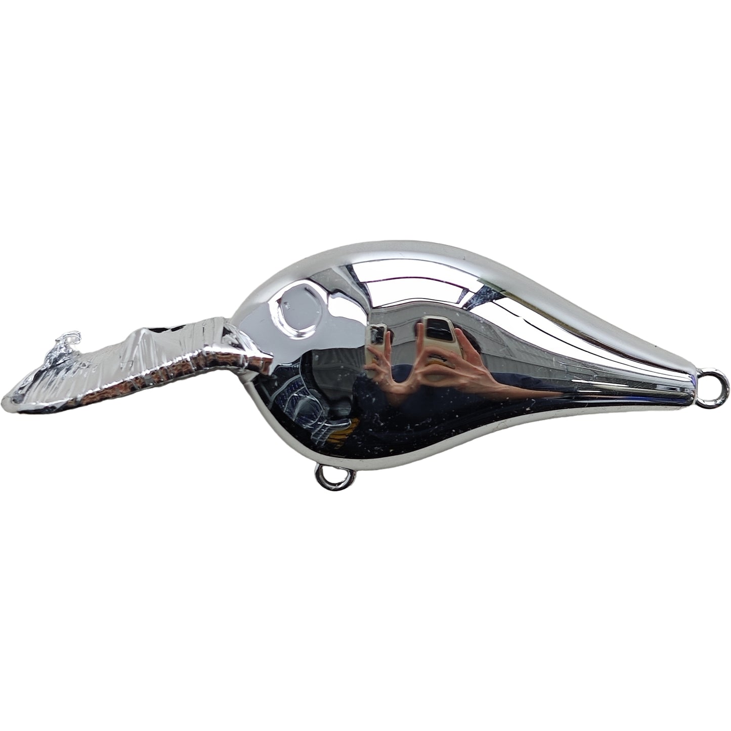[Chrome] 8cm/10g Rapala DT-6 ko Floating Crankbait Lure Blanks BL-243-C