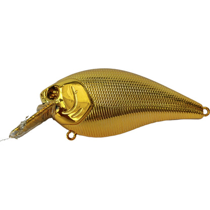 [Gold Chrome] LC 1.5 & 2.5 Square Bill Crankbait Blanks BL-025-A-G