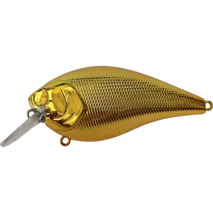 [Gold Chrome] LC 1.5 & 2.5 Square Bill Crankbait Blanks BL-025-A-G