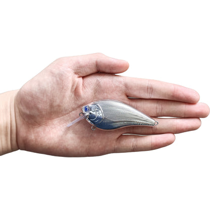 [Chrome] LC1.5 & 2.5 Square Bill Crankbait Blanks BL-025-A-C