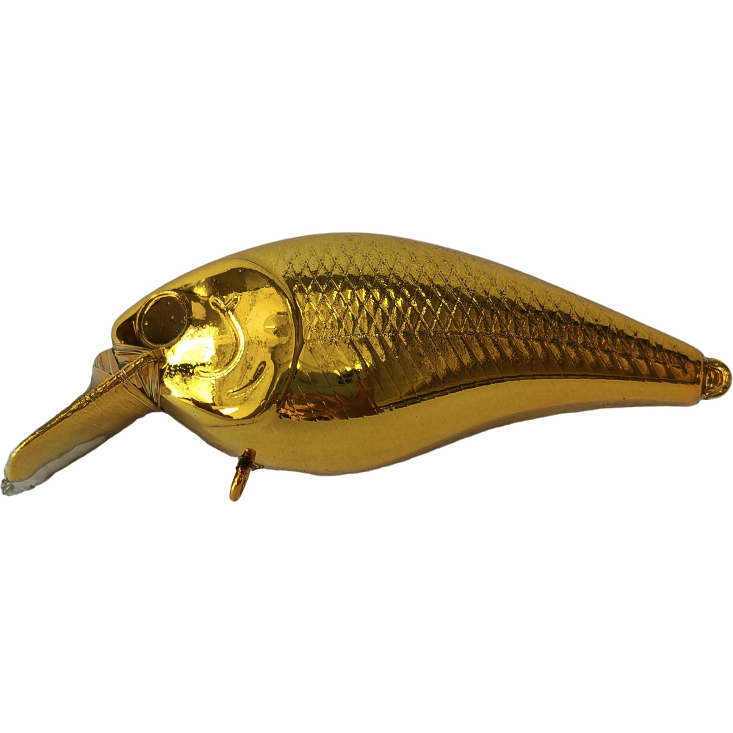 [Gold Chrome] LC 1.5 & 2.5 Square Bill Crankbait Blanks BL-025-A-G