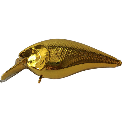 [Gold Chrome] LC 1.5 & 2.5 Square Bill Crankbait Blanks BL-025-A-G