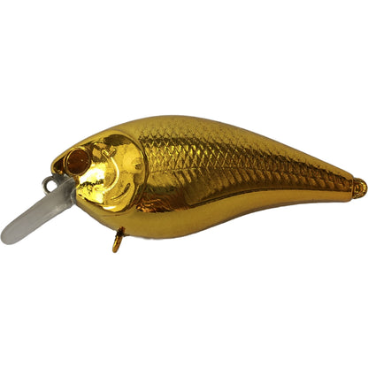 [Gold Chrome] LC 1.5 & 2.5 Square Bill Crankbait Blanks BL-025-A-G