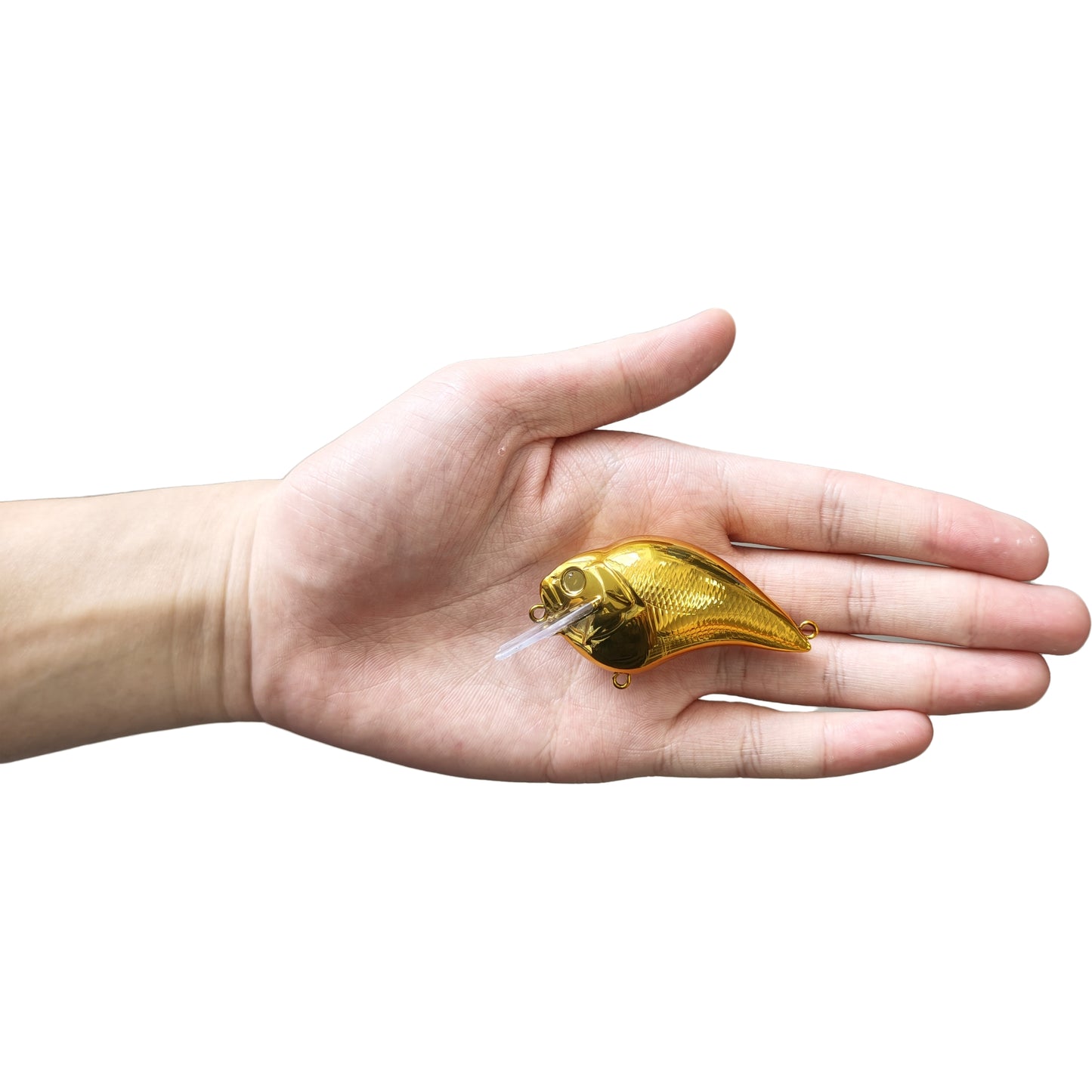 [Gold Chrome] 6.5cm/10.7g Megabass KO S-Crank 1.2 Square Bill Crankbait Blanks BL-238-G