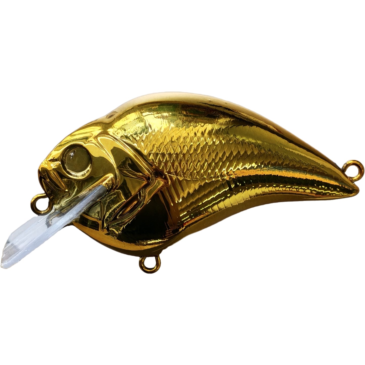 [Gold Chrome] 6.5cm/10.7g Megabass KO S-Crank 1.2 Square Bill Crankbait Blanks BL-238-G