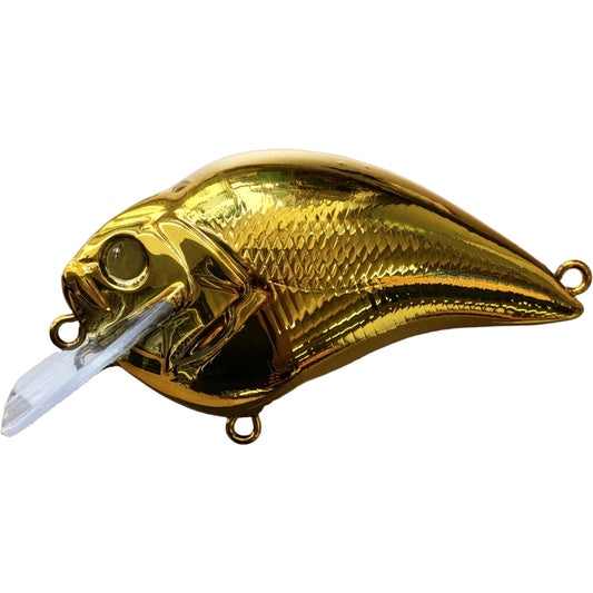 [Gold Chrome] 6.5cm/10.7g Megabass KO S-Crank 1.2 Square Bill Crankbait Blanks BL-238-G