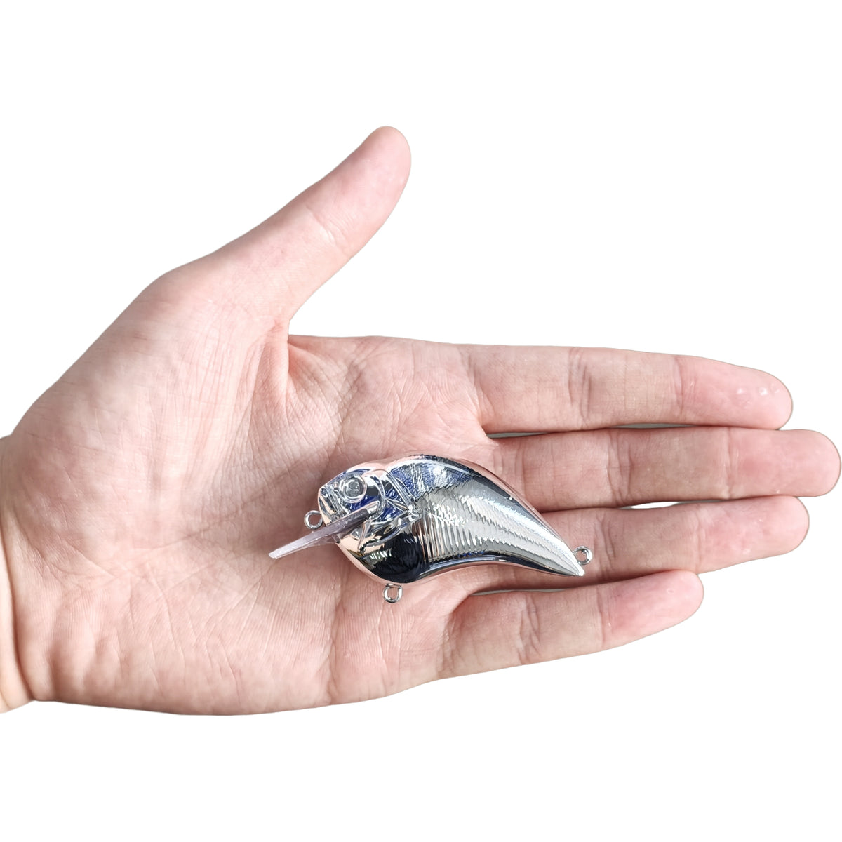 6.5cm/10.7g Megabass KO S-Crank 1.2 Square Bill Crankbait Blanks (Clear/Foiled/Chrome) BL-238