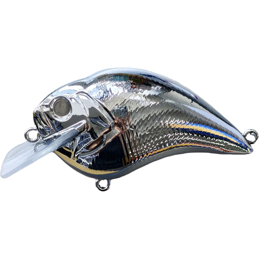 [Chrome] 6.5cm/10.7g Megabass KO S-Crank 1.2 Square Bill Crankbait Blanks BL-238-C