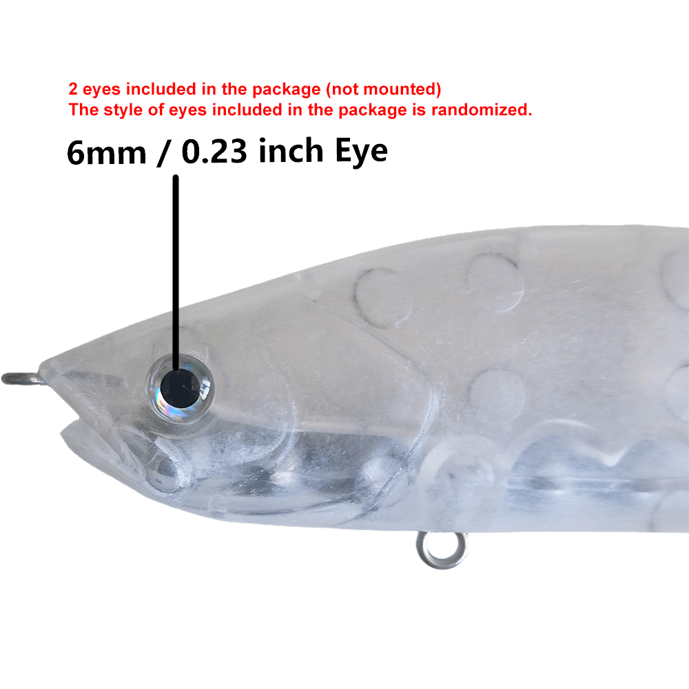 6'' Trout Glide Bait Transparent Blanks BL-099 - Peekii Lure