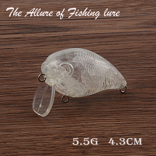 1.7'' | 4.3cm/5.5g Mini Wakebait Crankbait Blanks BL-186