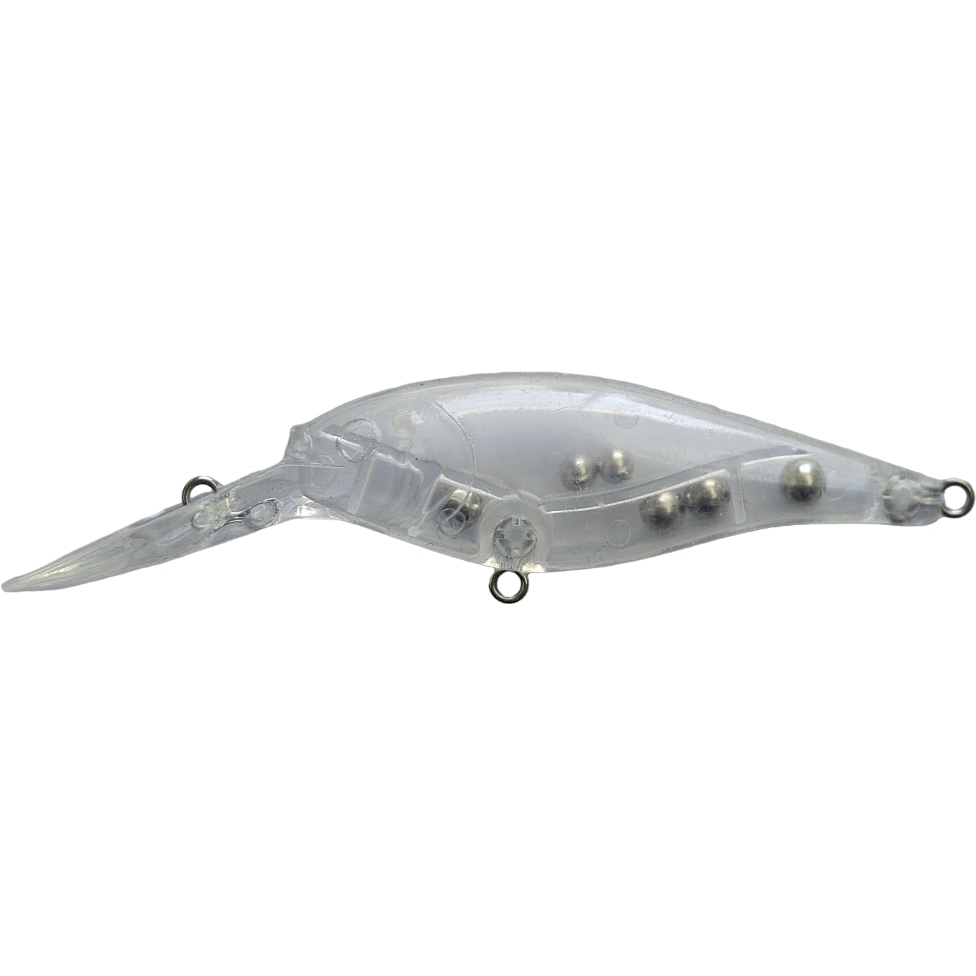 chrome fishing lure blanks bulk 8cm/5g Berkely Flicker Shad KO Blanks / Clear & Chrome BL-228, Chrome