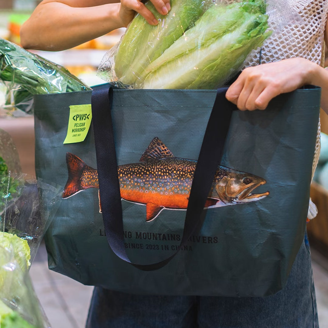[Redeemable with Points] Eco Friendly Reusable PP Bags for Grocery Shopping Fishing and Daily Use Durable and Lightweight