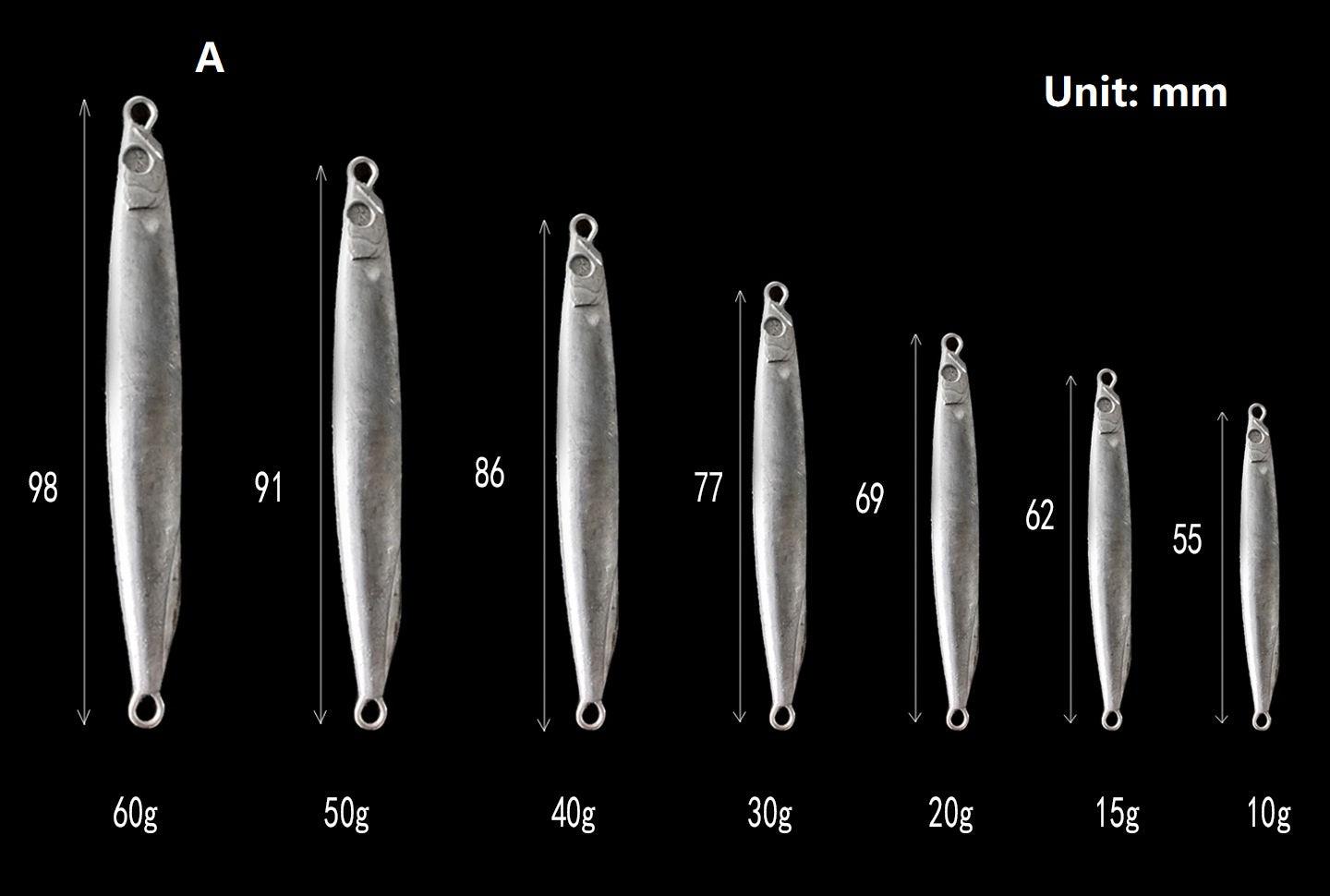 Lead Jig Spoon Lure Blanks BL-114 (Pre-order items)