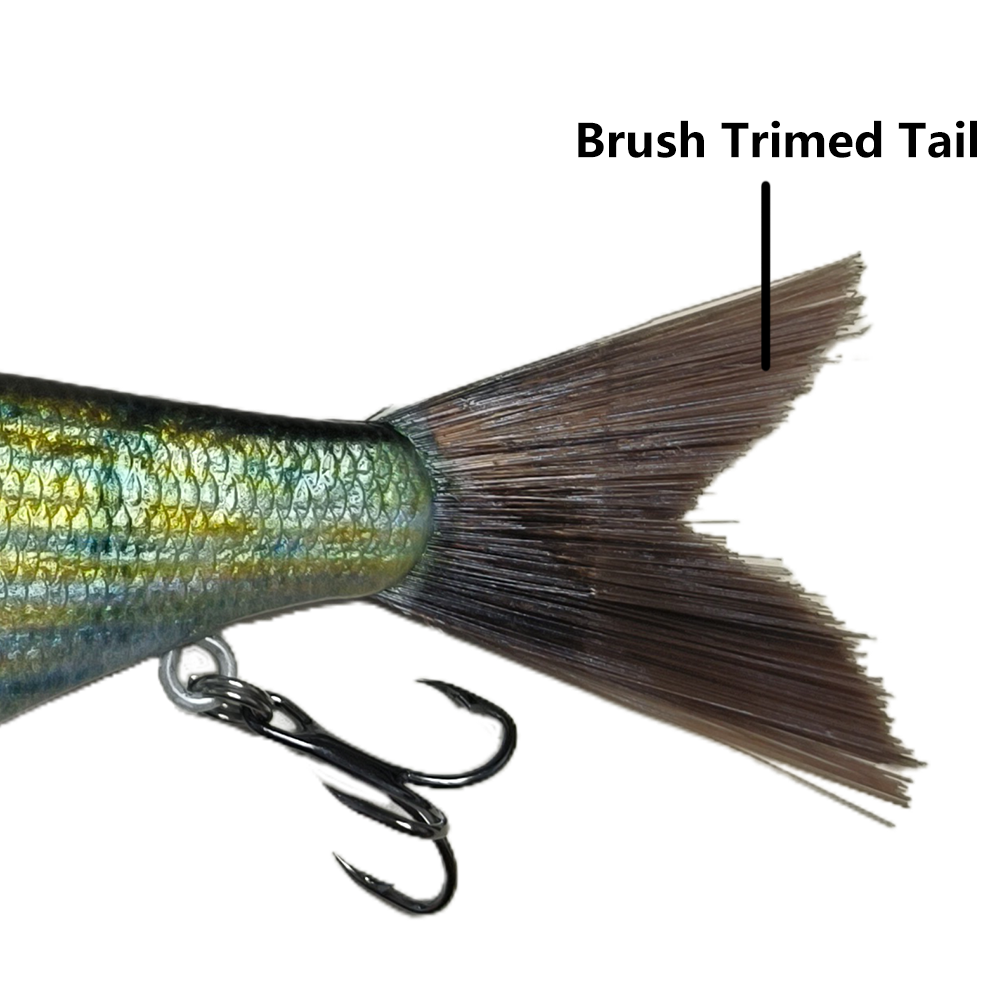 Swim Bait 7-Pack Mini Glide Bait Lures - Raptor Design Swimbait For Freshwater & Saltwater Fishing Freshwater Fishing Lures