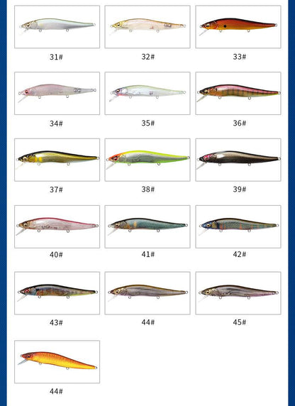 Megabass Vison Oneten KO 110+ 11.5cm/11.5g Quality Unpainted Floating Jerkbaits Blanks BL-107